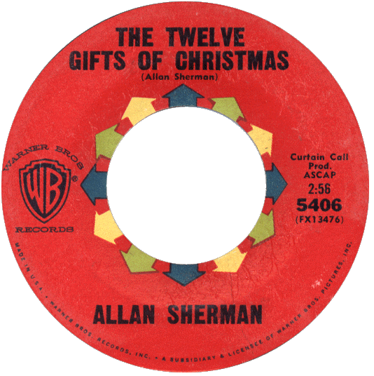 Details For The Twelve Gifts Of Christmas Allan Sherman